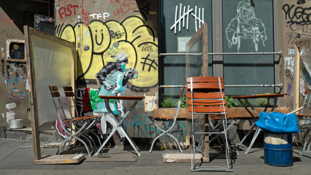 Tim Ossege alias SeiLeise, Street-Art, Köln 2020; Foto: Thomas Köster