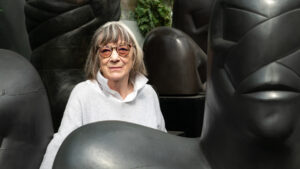 Hede Bühl, Atelier, Düsseldorf 2020; Foto: Tomas Köster